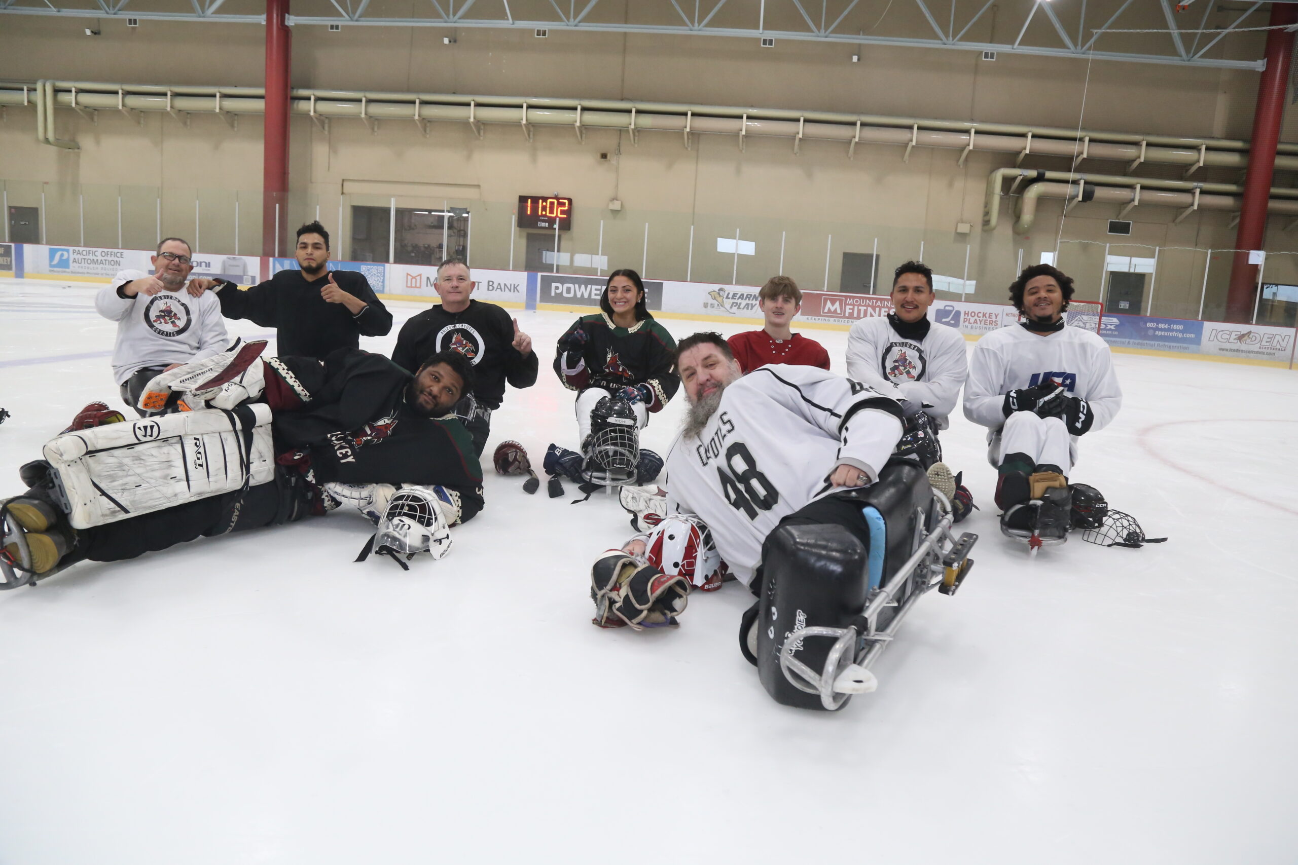 Phoenix Coyotes Sled Hockey team