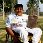 Anthony Lara posing with his award. (SNS file photo).