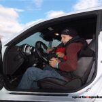 Phil Pangrazio, president and chief executive officer of Ability360, gets ready for a go around the track during the Driving to Excel experience at the Bob Bondurant High Performance Driving School in Chandler, Ariz.