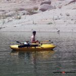 People of all ages gathered at Bartlett Lake in Carefree, Ariz., to give kayaking, water skiing and fishing a try.