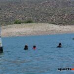 People of all ages gathered at Bartlett Lake in Carefree, Ariz., to give kayaking, water skiing and fishing a try.