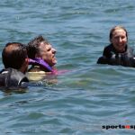 People of all ages gathered at Bartlett Lake in Carefree, Ariz., to give kayaking, water skiing and fishing a try.