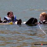 People of all ages gathered at Bartlett Lake in Carefree, Ariz., to give kayaking, water skiing and fishing a try.