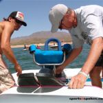 People of all ages gathered at Bartlett Lake in Carefree, Ariz., to give kayaking, water skiing and fishing a try.