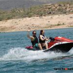 People of all ages gathered at Bartlett Lake in Carefree, Ariz., to give kayaking, water skiing and fishing a try.