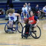Junior athletes met in Phoenix, Ariz., for the 2015 Junior West Coast Wheelchair Basketball Tournament. (Photo by Christopher Di Virgilio).