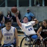 Junior athletes met in Phoenix, Ariz., for the 2015 Junior West Coast Wheelchair Basketball Tournament. (Photo by Christopher Di Virgilio).