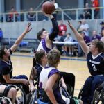 Junior athletes met in Phoenix, Ariz., for the 2015 Junior West Coast Wheelchair Basketball Tournament. (Photo by Christopher Di Virgilio).