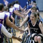 Junior athletes met in Phoenix, Ariz., for the 2015 Junior West Coast Wheelchair Basketball Tournament. (Photo by Christopher Di Virgilio).