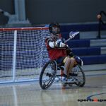Coaches with Wheelchair Lacrosse USA held a lacrosse clinic to help promote and introduce the sport to a group of local Phoenix, Ariz., athletes. (Photo by Christopher Di Virgilio).