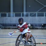Coaches with Wheelchair Lacrosse USA held a lacrosse clinic to help promote and introduce the sport to a group of local Phoenix, Ariz., athletes. (Photo by Christopher Di Virgilio).