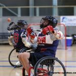Coaches with Wheelchair Lacrosse USA held a lacrosse clinic to help promote and introduce the sport to a group of local Phoenix, Ariz., athletes. (Photo by Christopher Di Virgilio).