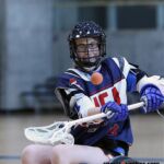 Coaches with Wheelchair Lacrosse USA held a lacrosse clinic to help promote and introduce the sport to a group of local Phoenix, Ariz., athletes. (Photo by Christopher Di Virgilio).