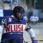 Coaches with Wheelchair Lacrosse USA held a lacrosse clinic to help promote and introduce the sport to a group of local Phoenix, Ariz., athletes. (Photo by Christopher Di Virgilio).