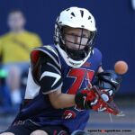 Coaches with Wheelchair Lacrosse USA held a lacrosse clinic to help promote and introduce the sport to a group of local Phoenix, Ariz., athletes. (Photo by Christopher Di Virgilio).