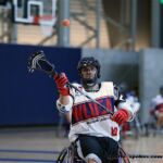 Coaches with Wheelchair Lacrosse USA held a lacrosse clinic to help promote and introduce the sport to a group of local Phoenix, Ariz., athletes. (Photo by Christopher Di Virgilio).