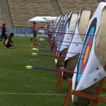 More than 400 athletes took part in clinics and competitions ranging from wheelchair tennis to track & field at UCLA for the 2019 Angel City Games. (Photo by Christopher Di Virgilio).