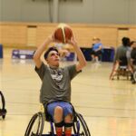 More than 400 athletes took part in clinics and competitions ranging from wheelchair tennis to track & field at UCLA for the 2019 Angel City Games. (Photo by Christopher Di Virgilio).
