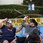More than 400 athletes took part in clinics and competitions ranging from wheelchair tennis to track & field at UCLA for the 2019 Angel City Games. (Photo by Christopher Di Virgilio).