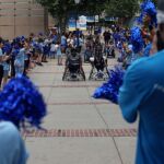More than 400 athletes took part in clinics and competitions ranging from wheelchair tennis to track & field at UCLA for the 2019 Angel City Games. (Photo by Christopher Di Virgilio).