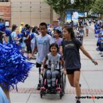More than 400 athletes took part in clinics and competitions ranging from wheelchair tennis to track & field at UCLA for the 2019 Angel City Games. (Photo by Christopher Di Virgilio).