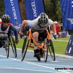 More than 400 athletes took part in clinics and competitions ranging from wheelchair tennis to track & field at UCLA for the 2019 Angel City Games. (Photo by Christopher Di Virgilio).
