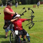 Team Arizona competes in archery at the 2019 Adaptive Sports USA Junior Nationals in Minn. (Photo by Christopher Di Virgilio).