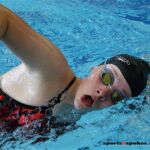 A perfect stroke at the 2019 Adaptive Sports USA Junior Nationals in Minn. (Photo by Christopher Di Virgilio).