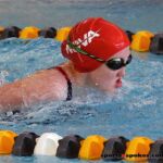 Determined at the 2019 Adaptive Sports USA Junior Nationals in Minn. (Photo by Christopher Di Virgilio).