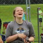 There's always time for a few laughs at the 2019 Adaptive Sports USA Junior Nationals in Minn. (Photo by Christopher Di Virgilio).