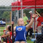 The field events were full of amazing athletes at the 2019 Adaptive Sports USA Junior Nationals in Minn. (Photo by Christopher Di Virgilio).