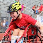 Game face at the 2019 Adaptive Sports USA Junior Nationals in Minn. (Photo by Christopher Di Virgilio).