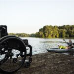 Brittany heads up the Tar River in N.C for a day of kayaking.