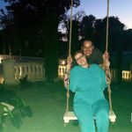 Candice and her husband celebrate an anniversary