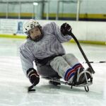 Christen makes her way towards the net during a practice at the Iceland Ice Rink in Virginia Beach, Va.