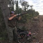 Duane Morrow enjoys a good hunt