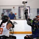 Another round of elimination games starts at the 2019 Wheelchair Lacrosse USA Tournament in Long Island, NY. (Photo by Christopher Di Virgilio/SNS).