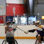 A missed black at the 2019 Wheelchair Lacrosse USA Tournament in Long Island, NY. (Photo by Christopher Di Virgilio/SNS).