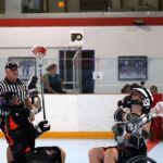Another game gets started at the 2019 Wheelchair Lacrosse USA Tournament in Long Island, NY. (Photo by Christopher Di Virgilio/SNS).