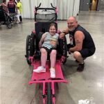 Father-daughter time for Izabella Uccello at the Abilities Expo