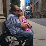 Jerry and his daughter take in the NYC sights before a showing of Aladdin on Broadway