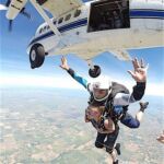 Kerri just took her first sky dive over California