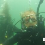 Logan enjoying a day of scuba diving in Dublin, Va.