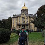 Shari explores the Notre Dame campus