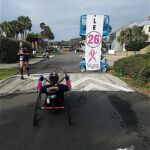 Sarah competes in the Donna Marathon