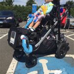 Veronica shows off her accessible stroller