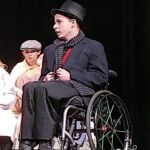 Zachary performs at his school's One Act Play performance