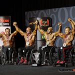 The 2019 Wheelchair Mr. Olympians in Las Vegas, Nev. (Photo by Christopher DiVirgilio/SNS).