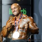 Runner-up Gabriele Andriulli at the 2019 Mr. Olympia in Las Vegas, Nev. (Photo by Christopher Di Virgilio/SNS).