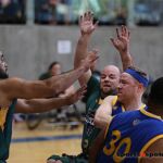 The games were intense at the 21st Annual D1 Wheelchair Basketball Tournament in Phoenix, Ariz. (Photo by Christopher Di Virgilio).